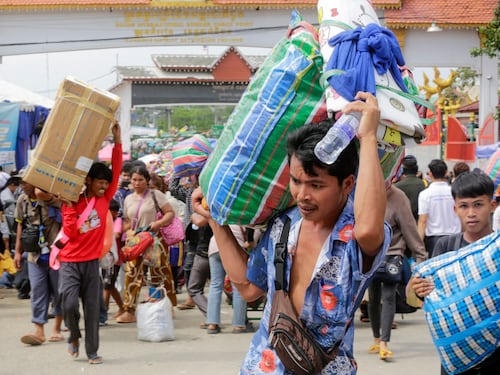 Cambodian migrant workers in Thailand attacked amid border tensions 