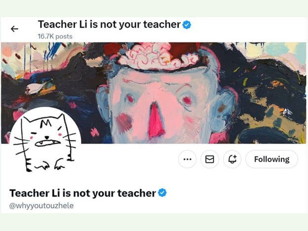 Exiled citizen journalist Teacher Li still a target for Beijing