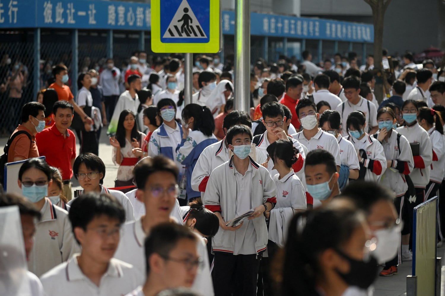 Young students brave grueling college exams amid job crisis in China