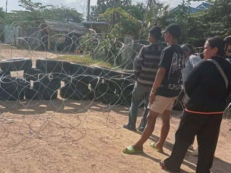 កងទ័ពថៃបន្តរាយបន្លាលួសតាមព្រំដែនរំលោភចូលដីភូមិពលរដ្ឋខ្មែរ