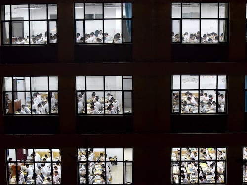 Censor-busting dissident shines light on overworked Chinese students