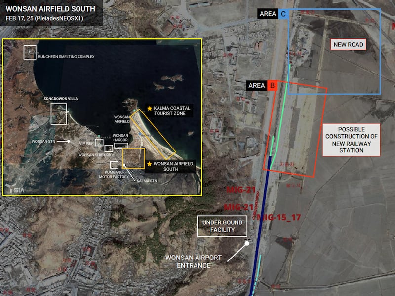 개장 앞둔 원산갈마지구에 철도∙도로 확장