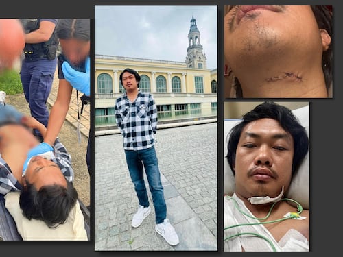 Four arrested after knife attack on exiled Lao democracy activist in France 