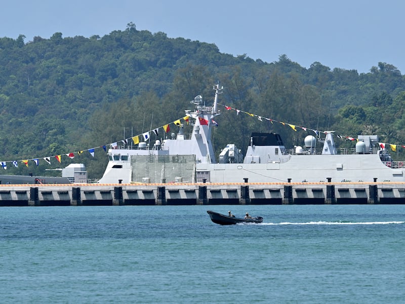 Japanese warships will be first to visit a Cambodian port upgraded by China