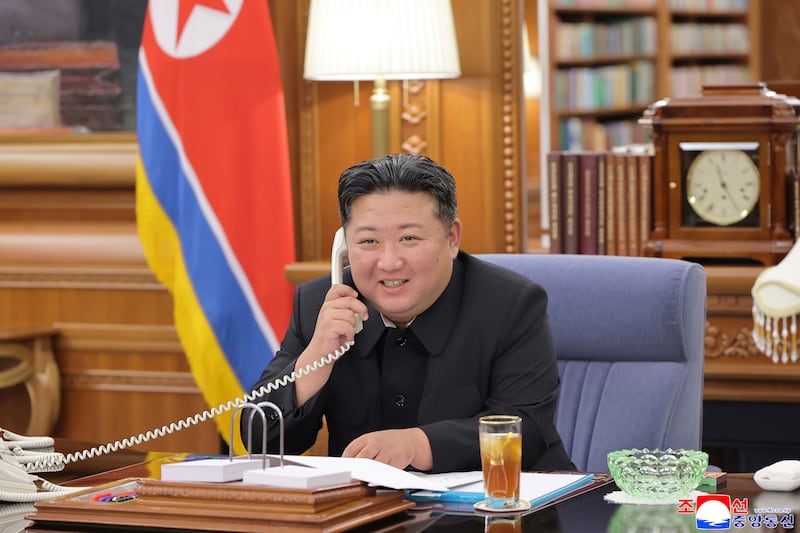 North Korea’s Kim, Putin vow cooperation in phone call 